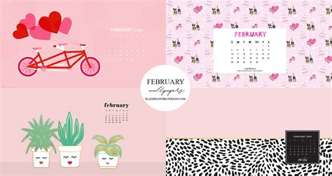 February 2019 Calendar Wallpapers February 2019 Calendar Wallpaper