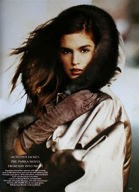 Cindy Crawford Photography By Eamonn J Mccabe For Vogue Magazine