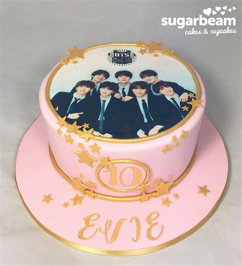 Pin By Sugarbeam Cakes On Sugarbeam Cakes Bts Cake Cake Pink Cake