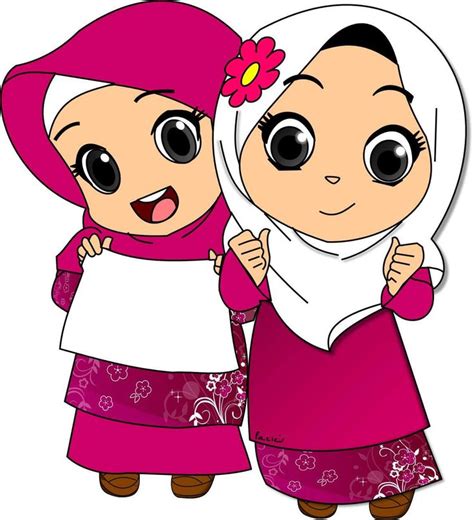 Clipart Muslimah Cartoon Free Download On Clipartmag