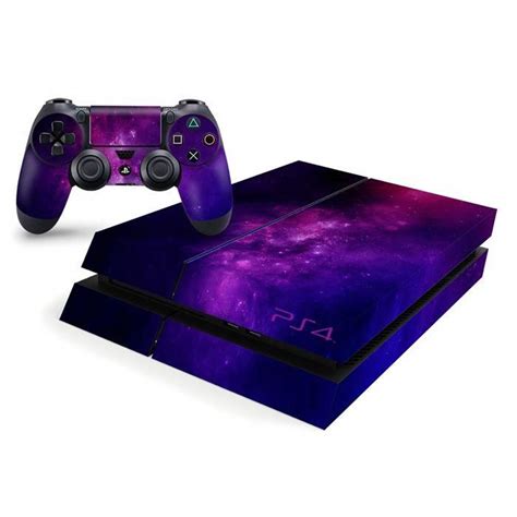 Ps4 Console Skin Purple Galaxy Nebula Playstation 4 Console Ps4