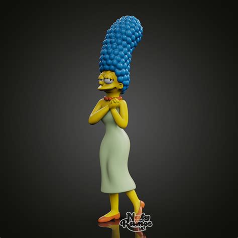 Marge Simpson 3d Model 3d Printable Cgtrader