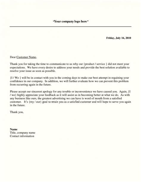 Sample Apology Letter To Customer Scrumps