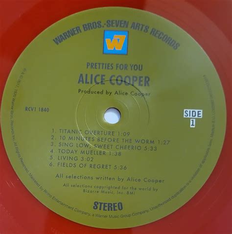 Alice Cooper Pretties For You Lp Album Ltd Re Red