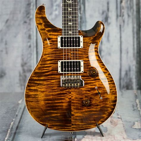 paul reed smith custom 24 yellow tiger black for sale replay guitar