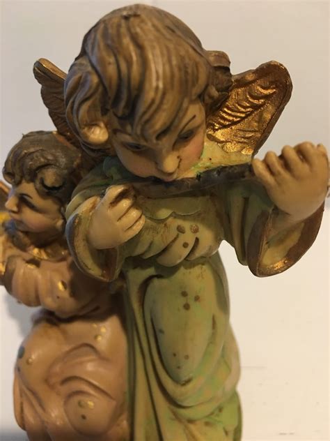 Figurine Two Angels Made In Italy Fontanini Cherubs Etsy