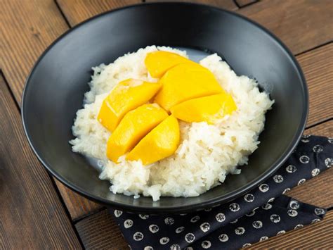 Coconut Sticky Rice With Mango Recipe Jet Tila Food Network