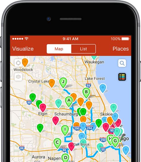 Check out top sales it is a route mapping app specially designed for sales reps. Badger Maps - Route Planner for Sales