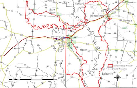 Little Red River Arkansas Map