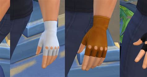 My Sims 4 Blog Fingerless Gloves For Male By Moicom