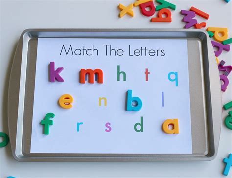 Letter Magnets Activities For Preschool And Kindergarten No Time