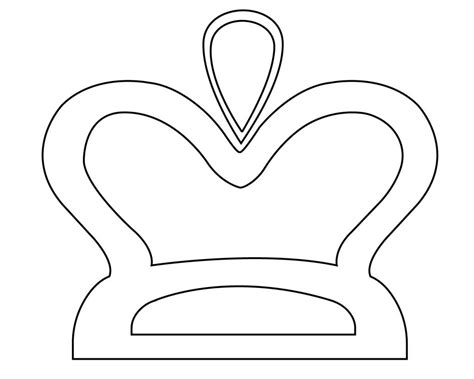 Free printable mary coloring book for kids. Crown Coloring Pages To Print, Simple, Birthday, Princess ...