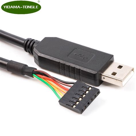 Ftdi Usb To 33v Ttl Uart Serial Cable 6 Way 01 Pitch 254mm