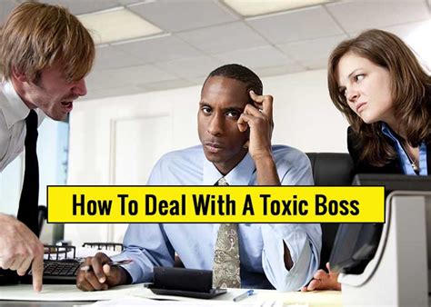 How To Deal With A Toxic Boss 4 Helpful Ways Revive Zone