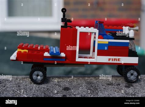 Lego Fire Truck Stock Photo Alamy