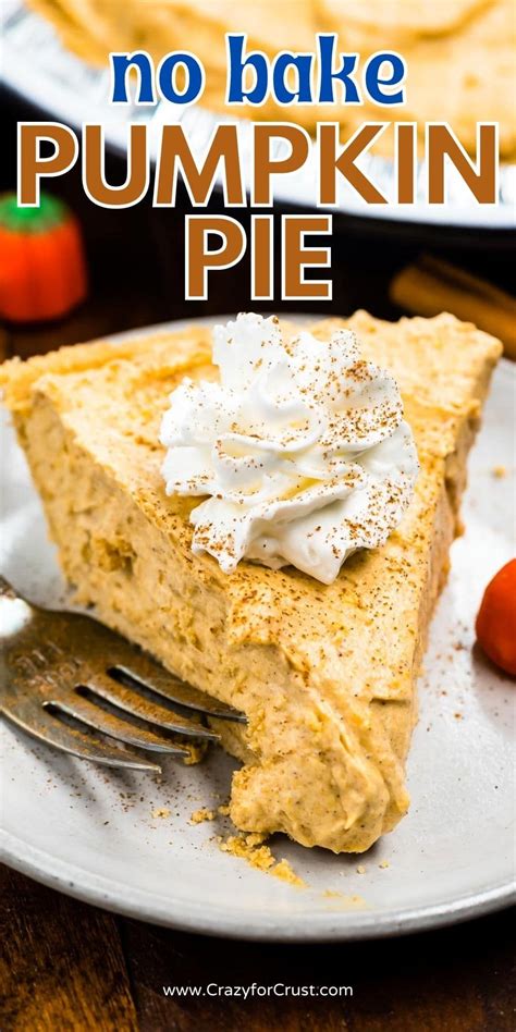 No Bake Pumpkin Pie Recipe Pumpkin Recipes Dessert Pumpkin Pie