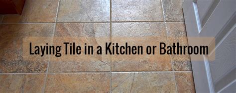 .plywood subfloors, linoleum/vinyl subfloors, and tile subfloors when installing new tile flooring. How to Lay Tile in a Bathroom or Kitchen - Builders Surplus