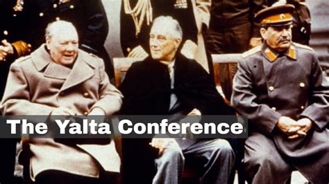 4th February 1945 Yalta Conference Begins Attended By Roosevelt