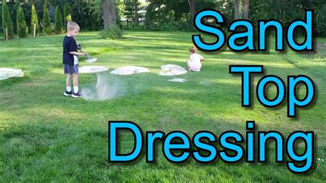 I hear there are places in ga that rent turfco top dresser and a dingo packages. Our Lawn | Sand Top Dressing a Putting Green - YouTube
