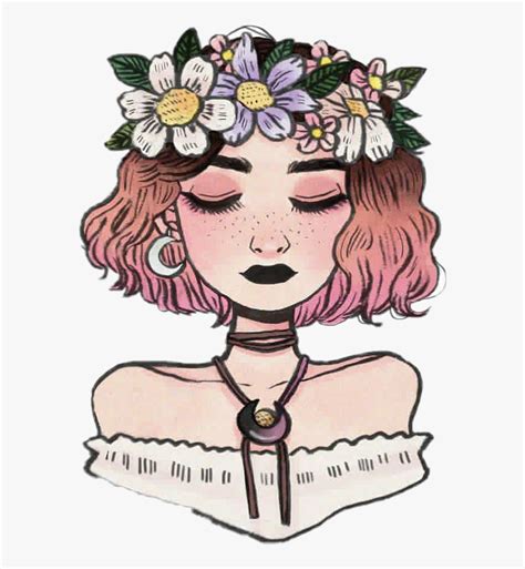Aesthetic drawings at paintingvalley com explore collection of. Tumblr Kawaii Pink Cute - Drawing Aesthetic Flower Crown ...