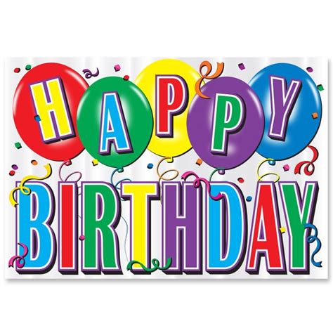 Maybe you would like to learn more about one of these? Hi-Gloss Foil Happy Birthday Sign: Party at Lewis Elegant ...