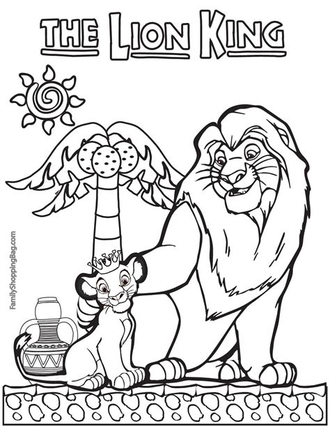 Coloring Pages From Lion Kins