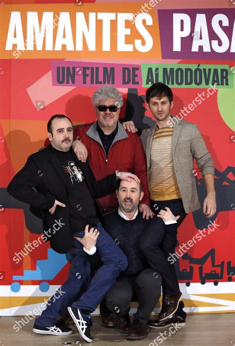 Spanish Filmmaker Pedro Almodovar C Back Editorial Stock Photo Stock