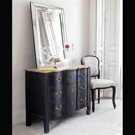 Homescapes offers uk's best dark wood bedroom furniture range. Black Acacia and Mango Chest of Drawers (With images ...