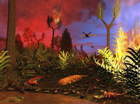 Prehistoric Forest Fire Artwork Photograph By Walter Myers Fine Art