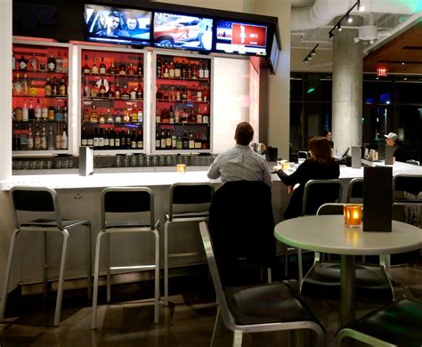 Have a look upwards and you can also find some really impressive boston rooftop bars. Aloft Hotel, Seaport District, Boston MA