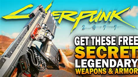 Get These Free Secret Legendary Weapons And Fixer Armor In Cyberpunk 2077