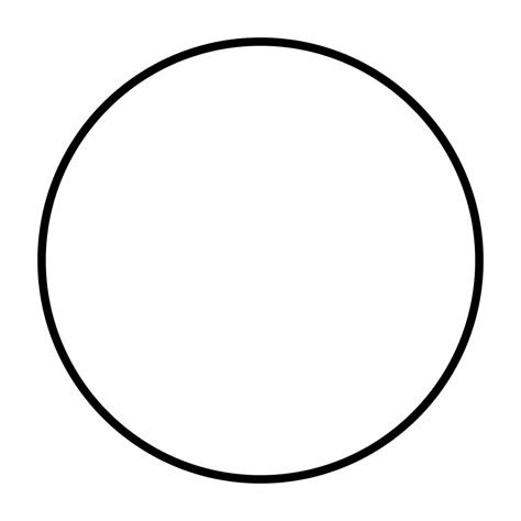 Transparent Circle Template