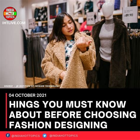 Things You Must Know About Before Choosing Fashion Designing Anynews