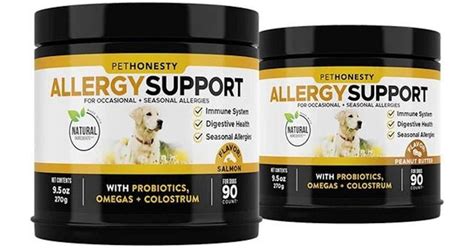 Free Pet Honesty Allergy Support Chews Seasonal Allergies Digestive