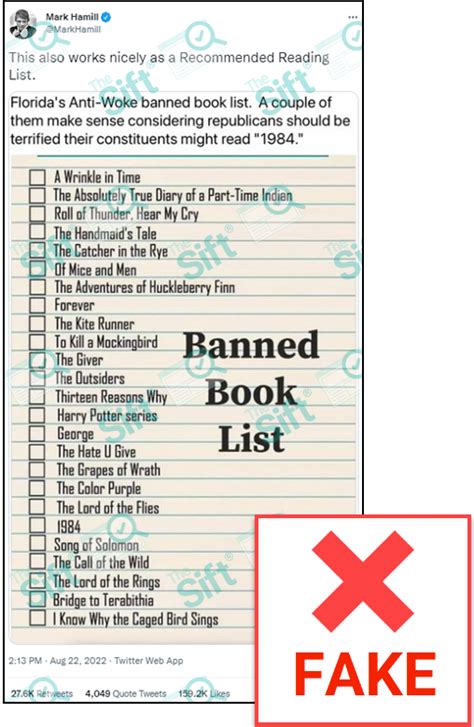 Gsan Doctored Oz Fake Florida Banned Books List
