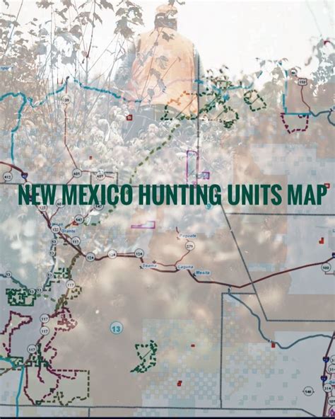 New Mexico Hunting Units Map New Mexico Map Mexico