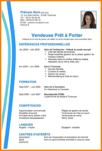 Une reconversion professionnelle implique de changer de branche, voire de métier. exemple de cv reconversion