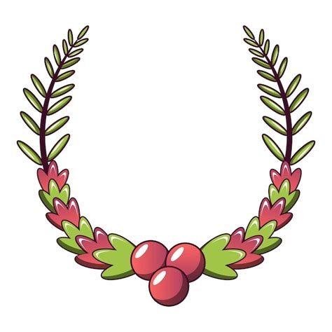 Premium Vector Laurel Wreath Icon Cartoon Illustration Of Laurel