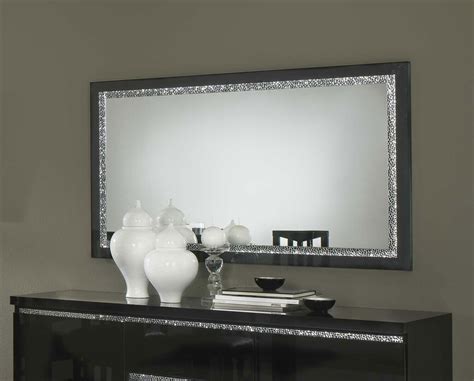 Miroir de salle à manger moderne 180 cm laqué Medusa | Matelpro