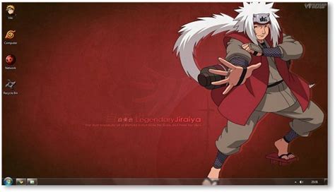 Naruto Shippuden Theme For Windows 7 and Windows 8