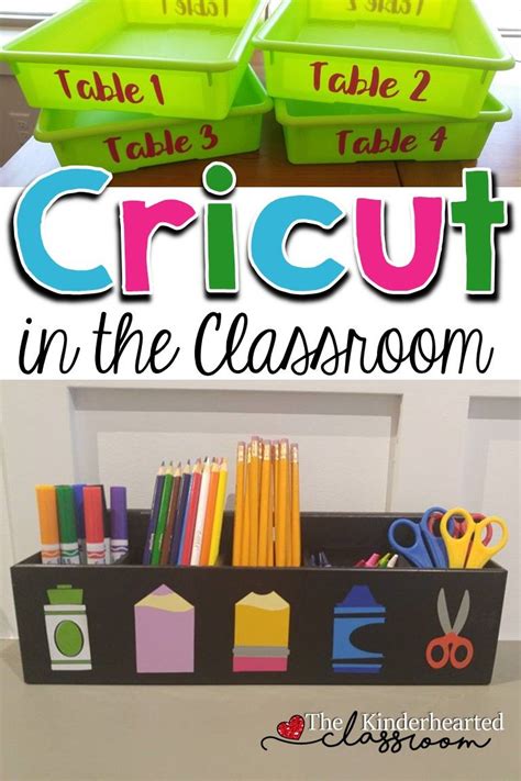 Using A Cricut In The Classroom The Kinderhearted Classroom