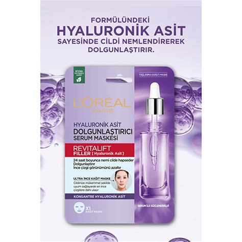 L Oréal Paris Revitalift Filler Dolgunlaştırıcı Serum Maske Fiyatları