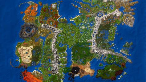 Minecraft Map With All Biomes Red River Gorge Topo Map