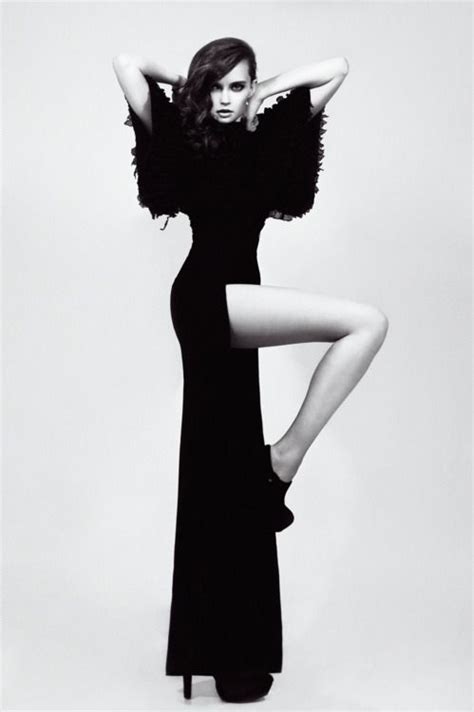 model pose with striking silhouette allure and elegance stylish black and white fashion