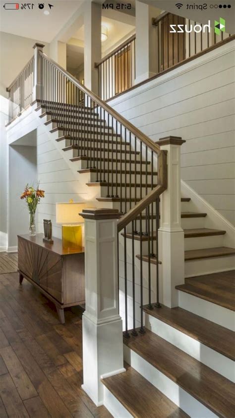 T o n i e l m e r on instagram: Staircase Railing242 | House staircase, Stair remodel, Staircase remodel