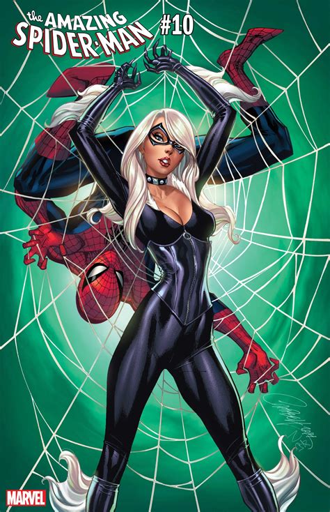 Marvel Reveals Amazing Spider Man Black Cat Covers From Mike Wieringo