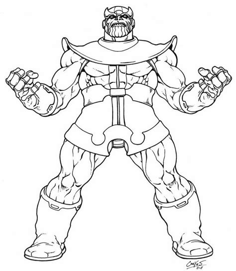 Its such a cool, immersive game. Thanos Avenger Coloring Page