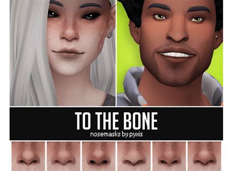 Sims 4 To The Bone Nosemasks Sims 4 Sims Sims 4 Cc Skin