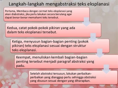 Dalam Teks Eksplanasi Struktur Teks Setelah Pernyataan Umum Yaitu
