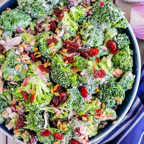 Broccoli Salad Recipe With Bacon Glorious Treats